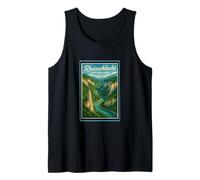 Rheinschlucht Swiss Grand Canyon Switzerland Vintage Graphic Tank Top