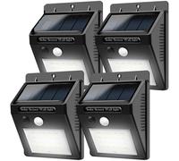 Rheme Security Light,Led Solar Powered Motion Sensor Wall Light Waterproof Security Lamp for Outdoor Garden Pathway (4 x 20 LED)