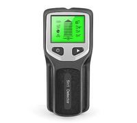 Rheross 5 in 1 Wall Scanner Stud Detector Digital Handheld Wall Detector PVC Water Pipe Metal Finder Scanner Black-Silver 152 X 62 X 28 mm