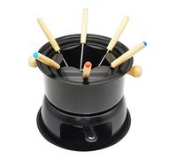 Rheross Chocolate Fondue Maker Set Multifunction Carbon Steel Ice Cream Chocolate Cheese Hot Pot Melting Pot Fondue Set