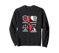 Rhetorical Appeals Definition Print Ethos, Pathos, Logos Sweatshirt