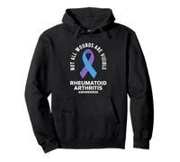Rheumatoid Arthritis Awareness Not All Wounds Are Visible Pullover Hoodie
