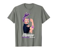 Rheumatoid Arthritis Awareness Rheumatoid Arthritis Warrior T-Shirt, Men, Olive Heather, 3X-Large