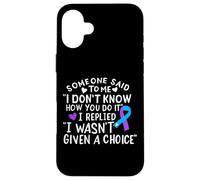 Rheumatoid Arthritis Awareness Warrior Support Ribbon Case for iPhone 16 Plus