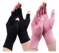 Rheumatoid Arthritis Gloves - Compression Gloves Fingerless Joint Pain Relief Hand Mitten Warmth Gloves Carpal Tunnel Gloves for Women Men