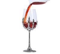 RHFF Halloween Skull Wine Glass, Skeleton Ghost Hand Wine Glass, Halloween Drinking Glasses, Skeleton Hand Goblet, Hotel Family Party Favors for Adults (E)