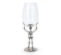 RHFF Halloween Skull Wine Glass, Skeleton Ghost Hand Wine Glass, Halloween Drinking Glasses, Skeleton Hand Goblet, Hotel Family Party Favors for Adults (C)