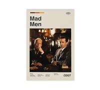 RHFWEC Don Draper Mad Men Poster Canvas Poster Wall Art Decor Print Picture Paintings for Living Room Bedroom Decoration 16x24inch(40x60cm)