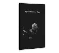 RHFWEC Ryuichi Sakamoto Opus Filmposter Canvas Poster Wall Art Decor Print Picture Paintings for Living Room Bedroom Decoration 12x18inch(30x45cm)