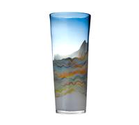 Rhian Hand-Blown Tall Glass Vase Voyage Maison Cobalt One Size