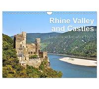 Rhine Valley and Castles (Wall Calendar 2026 DIN A4 landscape), CALVENDO 12 Month Wall Calendar: Landscape, Romance, Myth