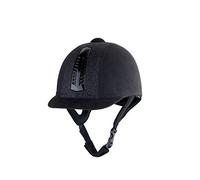 Rhinegold 0 Rhinegold Glitter Pro Hat-6.5/8-black Riding Hat, Black, 6. 5 8 UK