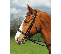 Rhinegold Anatomic Cavesson Bridle - Cob - Black
