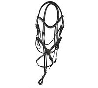 Rhinegold Anatomic Mexican Bridle - Full - Havana