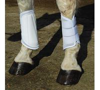 Rhinegold Breathable Neoprene Brushing Boots in White Extra Full, White