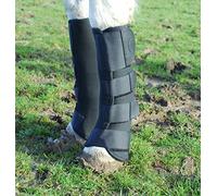 Rhinegold Breathable Neoprene Turnout Boots-Cob-Black
