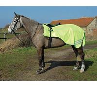 Rhinegold Bright Yellow Cutaway Mesh Ride On Rug-Extra Full