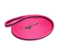 Rhinegold Carnival Bright Lunge Rein-Black/Pink
