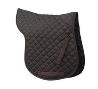 Rhinegold Cotton Quilted Numnah-Cob-Brown