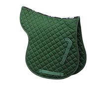 Rhinegold Cotton Quilted Numnah - Pony - Green