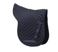 Rhinegold Cotton Quilted Numnah, Pony, Navy