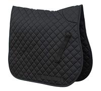Rhinegold Cotton Quilted Saddle Cloth - Full - Black