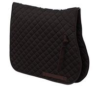 Rhinegold Cotton Quilted Saddle Cloth-Full-Brown