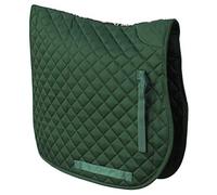 Rhinegold Cotton Quilted Saddle Cloth - Full - Green