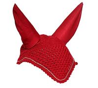 Rhinegold Diamante Fly Hood/Noise Muffler-Full-Rose Red