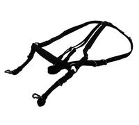 Rhinegold Elegance Stitched Breastplate-Cob-Havana