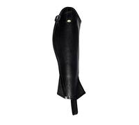 Rhinegold Elite Curved Zip Gaiters -Large-Brown