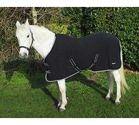 Rhinegold Elite Fleece Rug- 5/9- Plain Black
