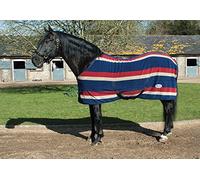 Rhinegold Elite Fleece Rug-6/0-Burgundy Stripe