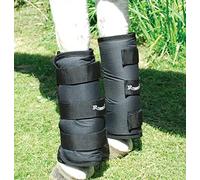 Rhinegold Elite Half Length Travel Boots-Full-Black