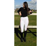 Rhinegold Elite Prestige Breeches- UK 16 (EU 44)-White