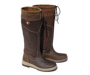 Rhinegold Elite Waterproof Vermont Boots-4 (37)-Brown UK EU