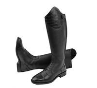 Rhinegold ES De-Luxe Leather Riding Boot-7(41)- Calf 3-BK