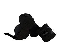 Rhinegold Fleece Stable/Travel Bandages - Black