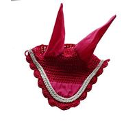 Rhinegold Fly Veil/Noise Muffler-Pony-Raspberry