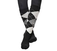 Rhinegold Junior Cool & Dry Cushioned Riding Socks-BK/GREY