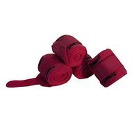 Rhinegold Knitted Travel/Stable Bandages, Raspberry, One Size