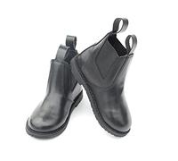 Rhinegold LITTLE ONES CHILDREN'S JODHPUR BOOTS - Lightweight Synthetic Leather-Look Baby Riding Boots with Elastic Panel & Easy-Clean Finish