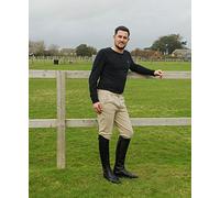Rhinegold Mens Breeches-38-Navy