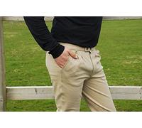 Rhinegold Mens Essential Horse Riding Breeches 30, Beige