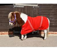 Rhinegold Mini Fleece Rug - 3/9 - Red
