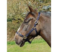 Rhinegold Nylon Headcollar, Cob, Navy