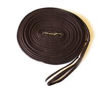 Rhinegold Padded Lunge Rein-Brown/Beige