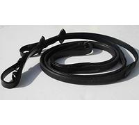 Rhinegold Pimple Grip Reins-Black