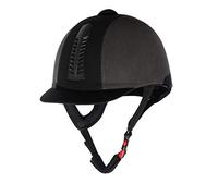 Rhinegold Pro Riding Hat-7 1/2-Black/Grey