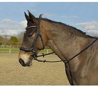 Rhinegold Rocco Italia Anatomical Cavesson Bridle-Pony-Havana